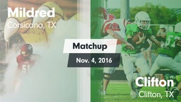 Matchup: Mildred  vs. Clifton  2016