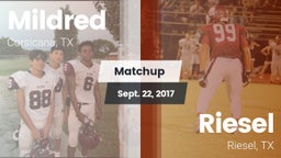 Matchup: Mildred  vs. Riesel  2017