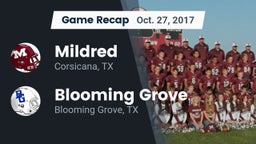 Recap: Mildred  vs. Blooming Grove  2017