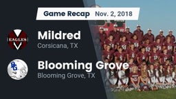 Recap: Mildred  vs. Blooming Grove  2018