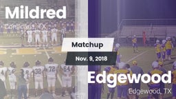 Matchup: Mildred  vs. Edgewood  2018