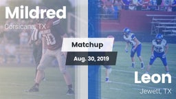 Matchup: Mildred  vs. Leon  2019