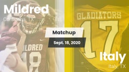 Matchup: Mildred  vs. Italy  2020