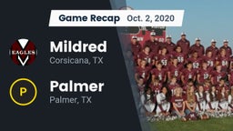 Recap: Mildred  vs. Palmer  2020