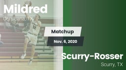 Matchup: Mildred  vs. Scurry-Rosser  2020