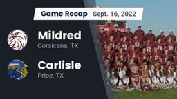 Recap: Mildred  vs. Carlisle  2022