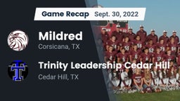 Recap: Mildred  vs. Trinity Leadership Cedar Hill 2022