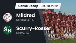 Recap: Mildred  vs. Scurry-Rosser  2022
