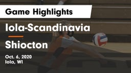 Iola-Scandinavia  vs Shiocton  Game Highlights - Oct. 6, 2020