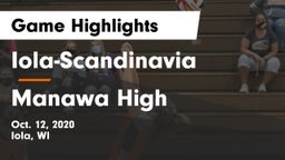 Iola-Scandinavia  vs Manawa High  Game Highlights - Oct. 12, 2020