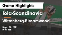 Iola-Scandinavia  vs Wittenberg-Birnamwood Game Highlights - Sept. 21, 2021