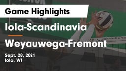 Iola-Scandinavia  vs Weyauwega-Fremont Game Highlights - Sept. 28, 2021