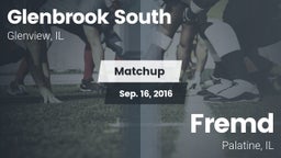 Matchup: Glenbrook South vs. Fremd  2016