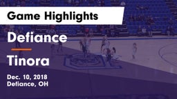 Defiance  vs Tinora Game Highlights - Dec. 10, 2018