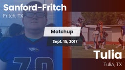 Matchup: Sanford-Fritch High vs. Tulia  2017