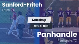 Matchup: Sanford-Fritch High vs. Panhandle  2018