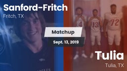 Matchup: Sanford-Fritch High vs. Tulia  2019