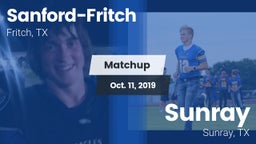 Matchup: Sanford-Fritch High vs. Sunray  2019