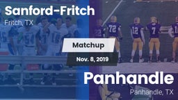 Matchup: Sanford-Fritch High vs. Panhandle  2019