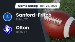 Recap: Sanford-Fritch  vs. Olton  2020