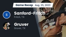 Recap: Sanford-Fritch  vs. Gruver  2023
