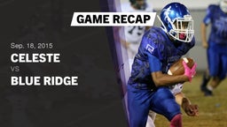 Recap: Celeste  vs. Blue Ridge 2015