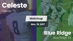 Matchup: Celeste  vs. Blue Ridge  2017