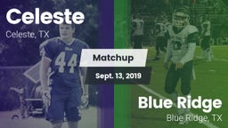 Matchup: Celeste  vs. Blue Ridge  2019