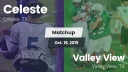 Matchup: Celeste  vs. Valley View  2019