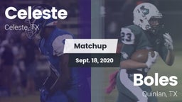 Matchup: Celeste  vs. Boles  2020