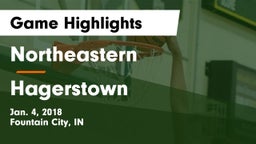 Northeastern  vs Hagerstown  Game Highlights - Jan. 4, 2018