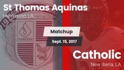 Matchup: St Thomas Aquinas vs. Catholic  2017