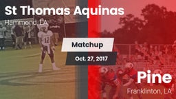 Matchup: St Thomas Aquinas vs. Pine  2017