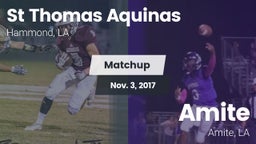 Matchup: St Thomas Aquinas vs. Amite  2017