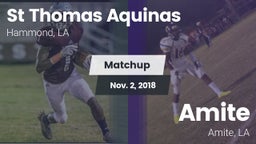 Matchup: St Thomas Aquinas vs. Amite  2018