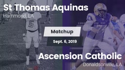 Matchup: St Thomas Aquinas vs. Ascension Catholic  2019