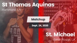 Matchup: St Thomas Aquinas vs. St. Michael  2020