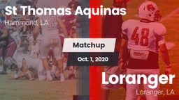 Matchup: St Thomas Aquinas vs. Loranger  2020