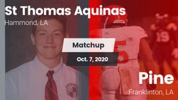 Matchup: St Thomas Aquinas vs. Pine  2020