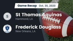 Recap: St Thomas Aquinas vs. Frederick Douglass  2020