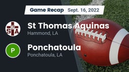 Recap: St Thomas Aquinas vs. Ponchatoula  2022