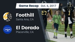 Recap: Foothill  vs. El Dorado  2017
