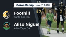 Recap: Foothill  vs. Aliso Niguel  2018