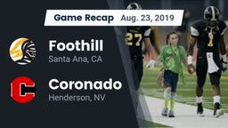 Recap: Foothill  vs. Coronado  2019