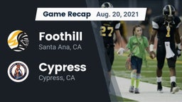 Recap: Foothill  vs. Cypress  2021
