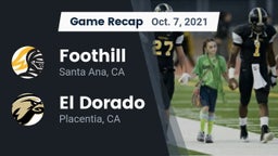 Recap: Foothill  vs. El Dorado  2021