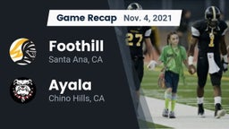 Recap: Foothill  vs. Ayala  2021
