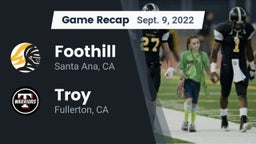 Recap: Foothill  vs. Troy  2022
