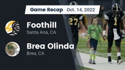 Recap: Foothill  vs. Brea Olinda  2022