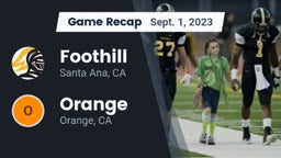 Recap: Foothill  vs. Orange  2023